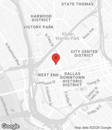 Map of The Empanada Cookhouse - 1001 Ross Ave #118, Dallas, TX, 75202, US